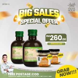 2X OLIVIE PLUS 30X (FREE 2 MADU KYRGYSTAN)