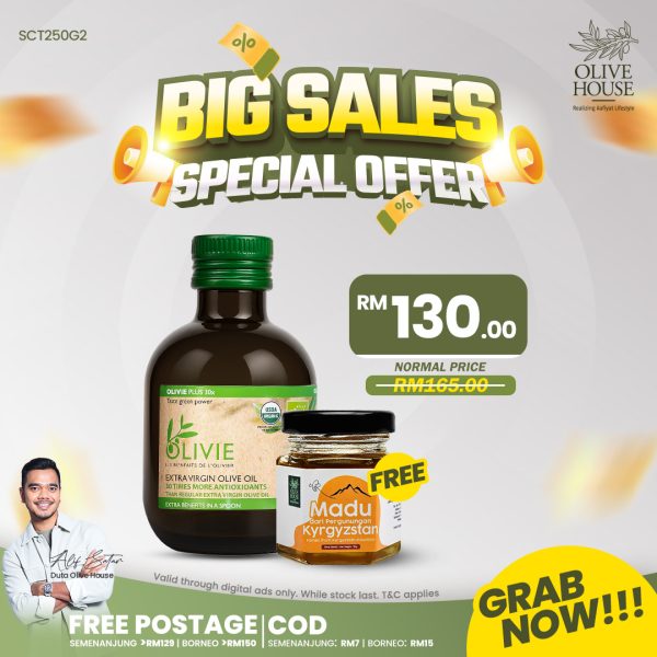 1X OLIVIE PLUS 30X (FREE MADU KYRGYSTAN)
